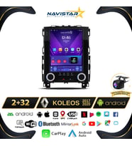 Renault Koleos Tesla 2017-2020 Model 2GB + 32GB Android 13 Kablosuz Carplay Navigasyon Multimedya Sistemi