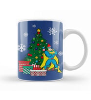Bananaman Around The Christmas Tree Kupa Bardak Porselen