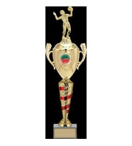 ODAK KUPA - Figürlü Kupalar - Voleybol Kadın Figürlü Kupalar FG-082 B - 59 cm