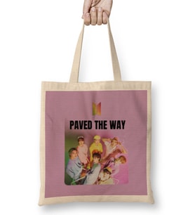 Bts Army PAVED THE WAY Butter Hot 100 Bez Çanta Uzun Saplı