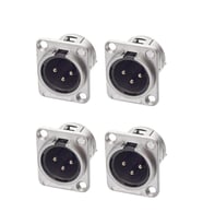 Hepa Merz SFC-SR11-4X XLR ŞASE Erkek Canon 3 Pinli XLR Şase Konnektör (4 ADET)