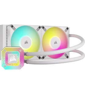 CORSAİR İCUE H100İ ELİTE XT 240MM 2 X AF140 RGB FAN SIVI İŞLEMCİ SOĞUTUCUSU BEYAZ (CW-9060072-WW)