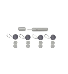 SPELT Nevresim Yorgan Battaniye Kılıfı Sabitleyici Kılıf Tutturma Pin 4'lü Set Gri