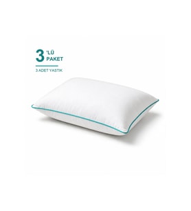 Cloud Support Biyeli Yastık 3'li Paket 50x70 cm 1100 gr Boncuk Silikon Elya