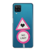 Samsung Galaxy M32 Uyumlu No Limit Tasarımlı Şeffaf Telefon Kılıfı