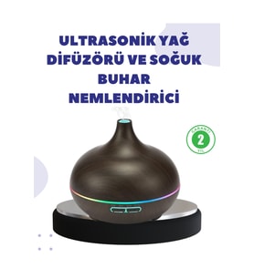 BN01 Uçucu Yağ Uyumlu Renkli LED Işıklı Nemlendirici