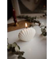 Soya Wax Büyük Beyaz İstiridye Mum