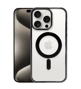 Newface Apple iPhone 15 Pro Max Kılıf Erozi Magsafe Kapak - Siyah