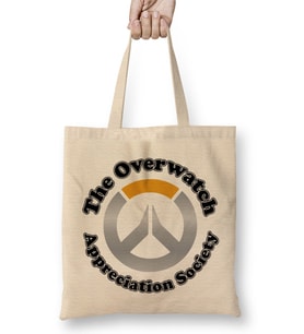 Overwatch Appreciation Society Bez Çanta Uzun Saplı