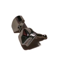 Maxtone GM2PA Akustik Gitar Burgu Seti - 3+3 Nikel (Aksesuar/Yedek Parça) Çelik Telli Gitarlar İçin Uygun İnce Mil Yapısı, Dayanıklı Metal Dişli ve Kolay Montaj