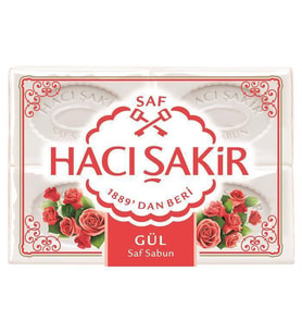 Hacı Şakir Banyo Sabunu Gül 4 Lü 600 Gr