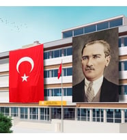 600x900 Atatürk Posteri ve Türk Bayrağı Raşel Kumaş-3