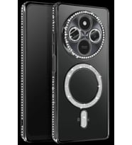 Pilelistore   Xiaomi Redmi 14C Joke Simli Magneticsafe Kılıf - Siyah