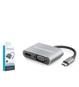 Type-C Hub Hdmi 4K Vga Usb 3.0 Pd 4 Port Gri Hdx7839