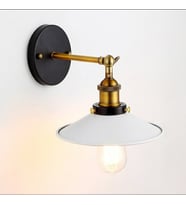 Rys Reto Metal Dekoratif Beyaz Mafsallı Duvar Aplik (Çok Renkli)