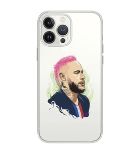Iphone 15 PRO Uyumlu Neymar Tasarımlı Şeffaf Telefon Kılıfı