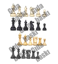 Yenilebilir Şeker Kağıdı Satranç Temalı Pasta Süsleme