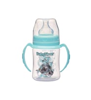 Baby Time BT078 Geniş Ağız Kulplu Pp Biberon 150 Ml - Yeşil (Renksiz)