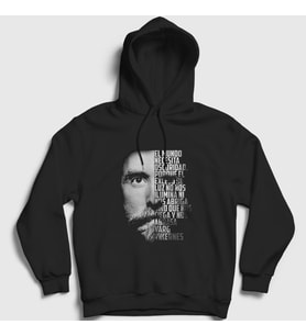 Presmono Unisex Siyah Oscuridad Burzum Kapüşonlu Sweatshirt 23943tt