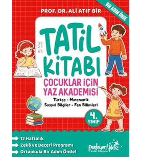 Çocuklar İçin Yaz Akademisi 4. Sınıf Tatil Kitabı