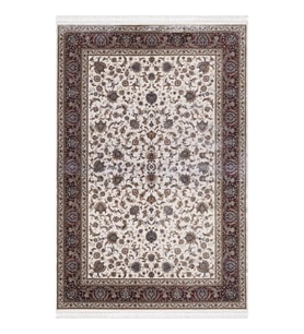 ARTEMİS HALI SİLK - 05160B - BORDO İPEK HALI KREMİ 200X300 (Çok Renkli)