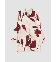 LCW EVERYDAY Bordo Çiçekli Kadın Gömlek Tunik