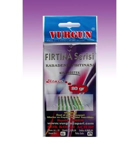 VURGUN 80gr 7 iğneli 3 Renk Yeşil Organze Çapari