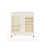 Kronos Dolap 18 Raflı 4 Çekmeceli Tek Askılı 220x59x243 Aytaşı-Aytaşı/Aytaşı