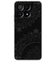 Poco x6 Pro Kılıf HD Desen Baskılı Kılıf - Siyah Mandala