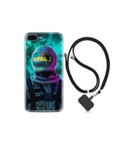 Iphone 7 Plus 8 Plus Uyumlu Kılıf Resimli Desenli Silikon Boyun Askılı Space 1854