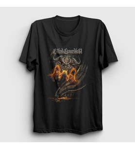 Presmono Unisex Siyah Dragon V3 Blind Guardian T-Shirt 378633tt