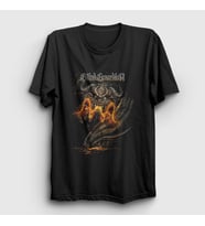 Presmono Unisex Siyah Dragon V3 Blind Guardian T-Shirt 378633tt