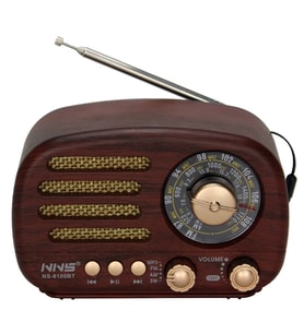 Ahşap Retro Radyo - 1 Adet (Standart)