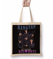 Bts Mots Bangtan Bez Çanta Uzun Saplı