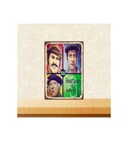 Sakar Şakir Indir Lan O Bakracı 20-30 cm Retro Ahşap Poster