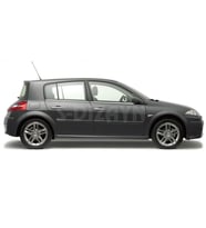Renault Megane Uyumlu 2 Hatchback Krom Cam Çıtası 4 Parça 2004-2010 (Karışık)