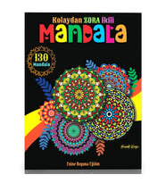 Kolaydan Zora İkili Mandala Boyama Kitabı (130 Seçilmiş Mandala)