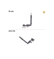 iPhone 16 Pro Max Şarj Bordu Soketi Filmi Fleksi Ctc Flex Bondu Mikrofonu (Beyaz) Şarj bordu şarj film kablosu şarj soketi bağlantı kablosu