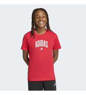 adidas KE1335 J COLLEG T Çocuk Tişört (Kırmızı)