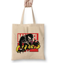 Marvel Comics Venom y Spiderman Bez Çanta Uzun Saplı