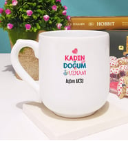 Kadın Doğum Uzmanı Kupa Bardak Oval
