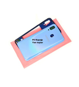 Tkgz Samsung Galaxy A40 A 405 Kasa Arka Pil Batarya Kapağı MAVİ