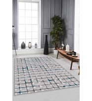 Zümrüt Spor Kaymaz Tabanlı Makinede Yıkanabilir Halı FV009 - 100 x 160 cm