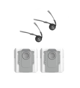 Roborock Q10 PF & Q10 PF+ Uyumlu 2 Adet Yan Fırça 2 Adet Toz Torbası