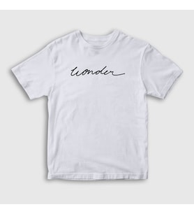 Presmono Unisex Çocuk Beyaz Wonder V2 Shawn Mendes T-Shirt 231631tt (Beyaz)