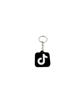NFC Anahtarlık - Tiktok Anahtarlık Siyah Model 1 (3,5 cm)
