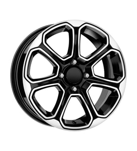AKD-ADY1526-02 6.5x16" 4x108 ET40 63.4 Black Diamond 16 İnç Jant Takımı (4 Adet)
