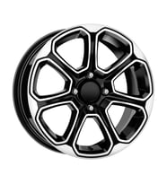 AKD-ADY1526-02 6.5x16" 4x108 ET40 63.4 Black Diamond 16 İnç Jant Takımı (4 Adet)