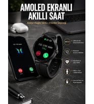 Akıllı Saat Amoled Ekran 3 Kordonlu Nfc Ve Gps Uyumlu