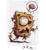Zombie Sponge Bob Puzzle 240 Parça Yapboz